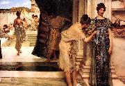 Sir Lawrence Alma-Tadema,OM.RA,RWS Frigidarium Spain oil painting artist